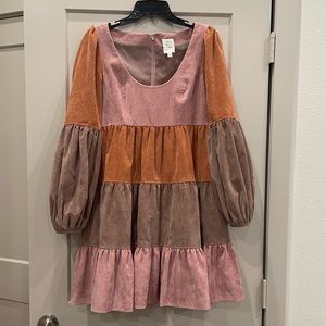 Cinq a Sept Corduroy Mini Dress Size 6